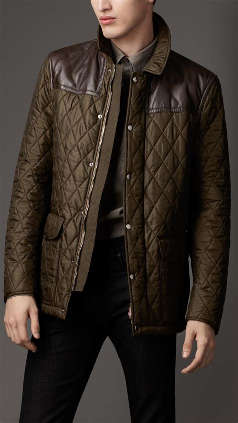 burberry jacket men's quilted.